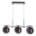 Pendellampe LUMOS 3xG9/20W/230V røgfyldt sort