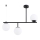 Pendellampe LUNA 3xE14/10W/230V sort