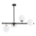 Pendellampe LURO 4xE14/10W/230V sort