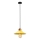 Pendellampe MANAVGAT 1xE27/40W/230V gul/brown