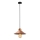 Pendellampe MANAVGAT 1xE27/40W/230V kobber/brun