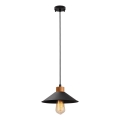 Pendellampe MANAVGAT 1xE27/40W/230V sort/brun