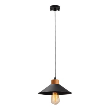 Pendellampe MANAVGAT 1xE27/40W/230V sort/brun