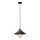 Pendellampe MANAVGAT 1xE27/40W/230V sort/brun