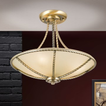 Pendellampe MAURO 3xE27/60W/230V diameter 42 cm bronze