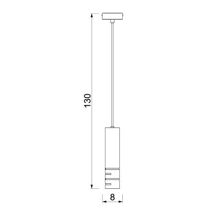 Pendellampe med kabel FUNDA 3xE27/15W/230V beige