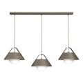 Pendellampe med kabel FUNDA 3xE27/15W/230V bronzefarvet