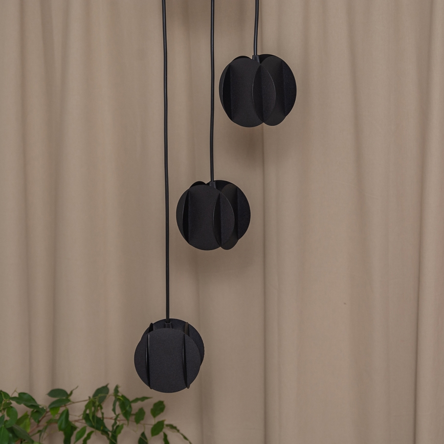 Pendellampe med kabel GAMBIT 4xGU10/10W/230V sort