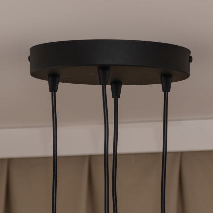 Pendellampe med kabel GAMBIT 4xGU10/10W/230V sort