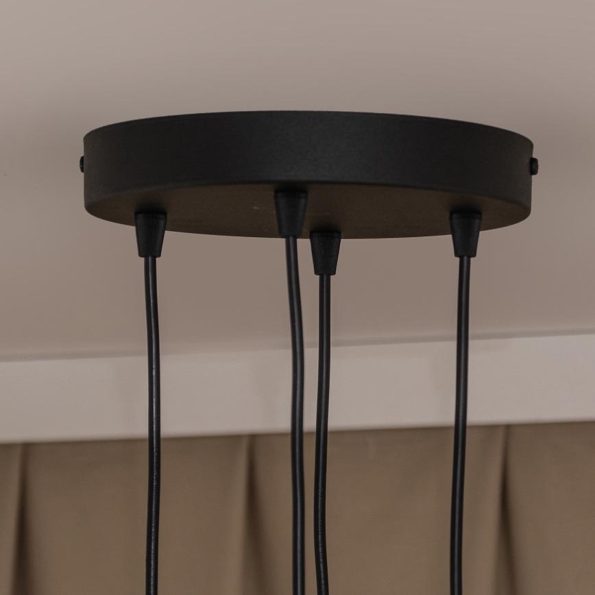Pendellampe med kabel GAMBIT 4xGU10/10W/230V sort