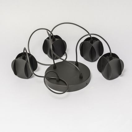 Pendellampe med kabel GAMBIT 4xGU10/10W/230V sort