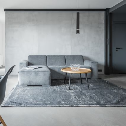 Pendellampe med kabel JOKER 1xGU10/25W/230V sort/poleret krom