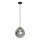Pendellampe med kabel OSCAR 1xE27/40W/230V røget sort