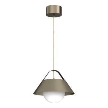 Pendellampe med kabelophæng FUNDA 1xE27/15W/230V bronzefarvet
