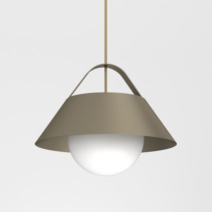 Pendellampe med kabelophæng FUNDA 1xE27/15W/230V bronzefarvet