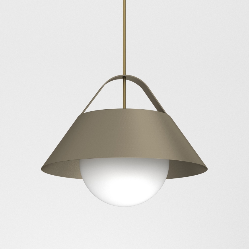 Pendellampe med kabelophæng FUNDA 1xE27/15W/230V bronzefarvet
