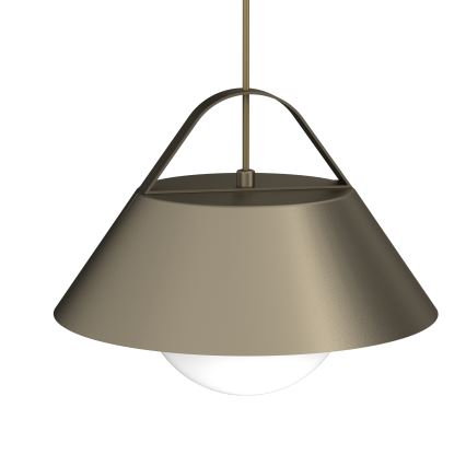 Pendellampe med kabelophæng FUNDA 1xE27/15W/230V bronzefarvet
