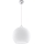 Pendellampe med ledning BALL 1xE27/15W/230V Ø 30 cm hvid
