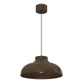 Pendellampe med ledning BASCA 1xE27/15W/230V brun