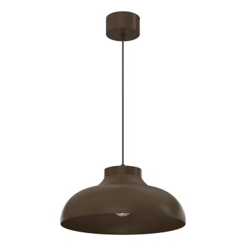 Pendellampe med ledning BASCA 1xE27/15W/230V brun