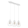 Pendellampe med ledning BRYLANT 3xE27/60W/230V hvid