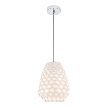 Pendellampe med ledning FELICIA 1xE27/60W/230V hvid