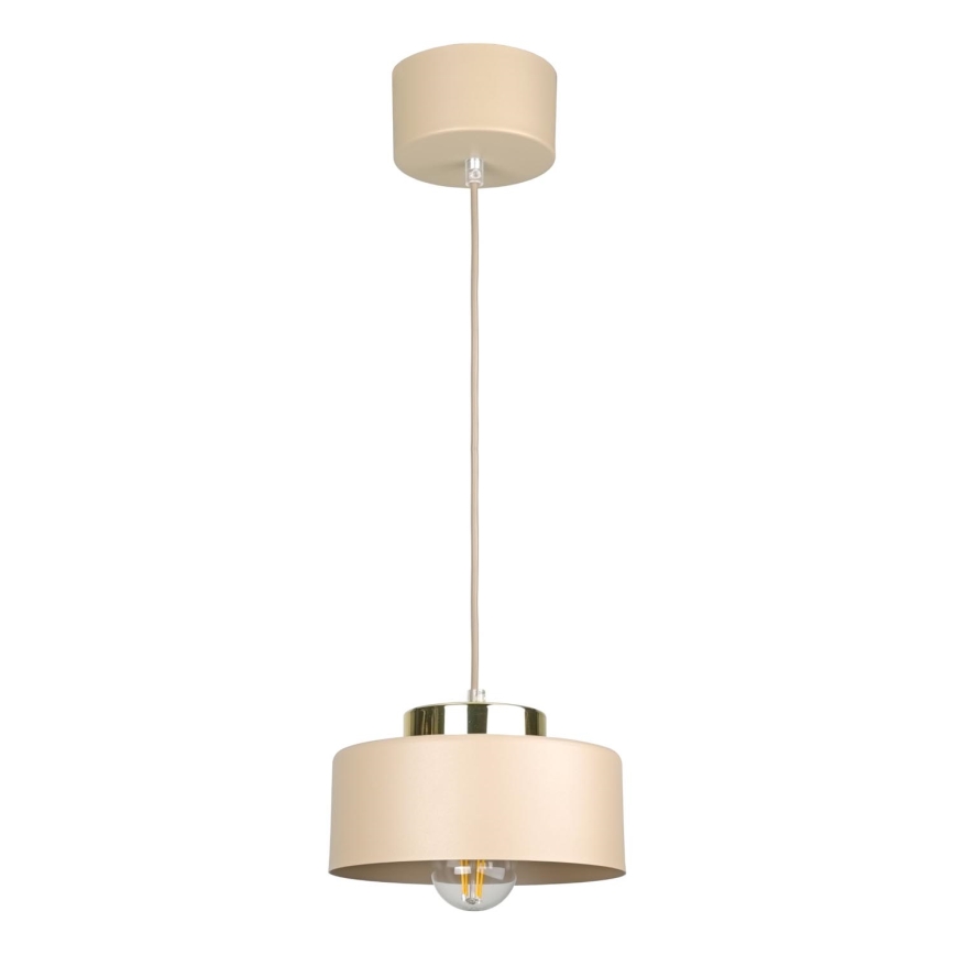 Pendellampe med ledning IGNIA 1xE27/60W/230V taupe