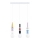 Pendellampe med ledning LUMIO 3xE27/15W/230V, multifarvet