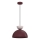 Pendellampe med ledning NEVIS 1xE27/15W/230V Ø 29 cm bordeaux