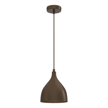 Pendellampe med ledning NOAK CLASSIC 1xE27/15W/230V brun