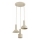 Pendellampe med ledning VANTI 3xE27/15W/230V beige