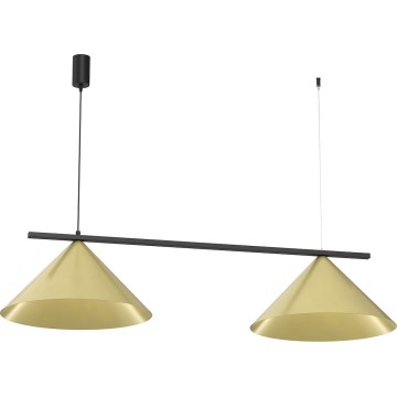 Pendellampe med wire CAPITAL 2xGX53/15W/230V, guld