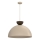Pendellampe med wire NEVIS 1xE27/15W/230V Ø 50 cm beige