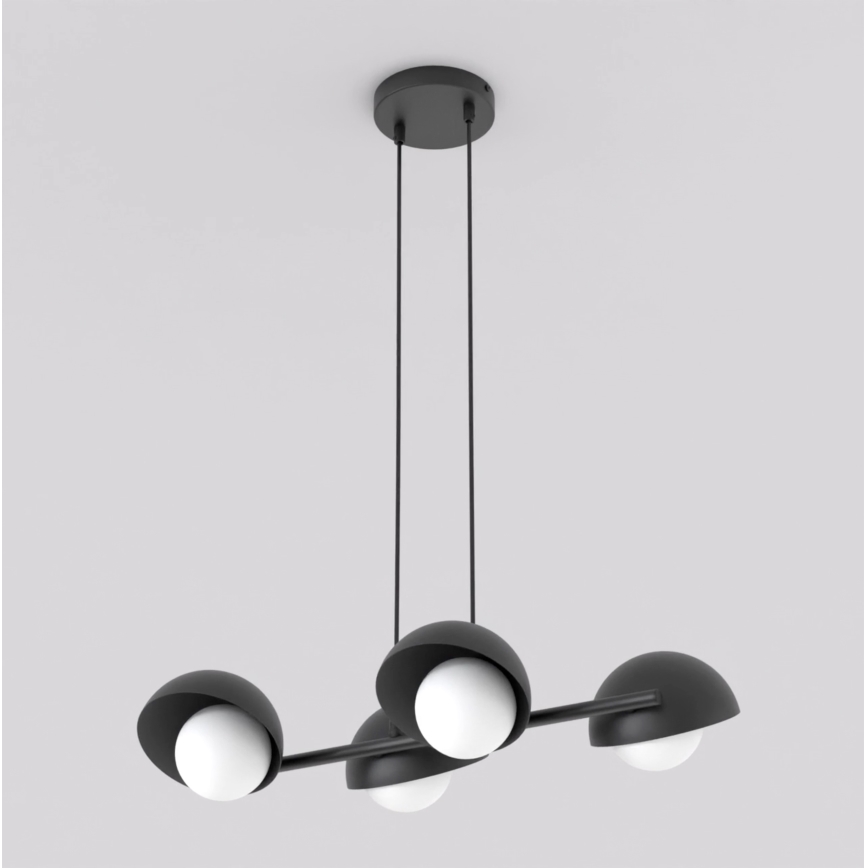 Pendellampe med wireophæng BOOM 4xG9/8W/230V, sort