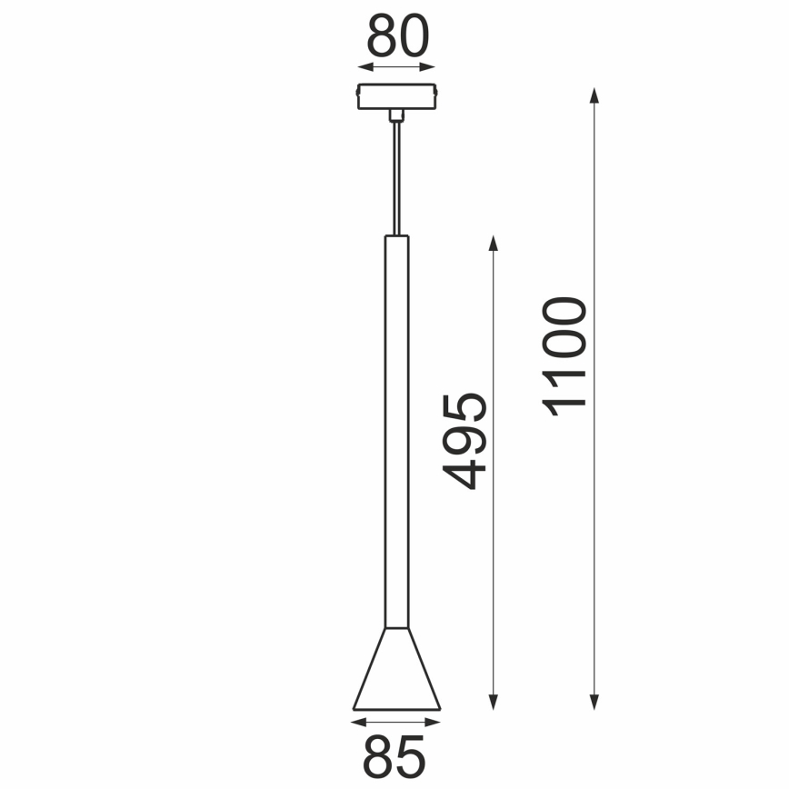 Pendellampe med wireophæng MAZZO 1xGU10/8W/230V beige