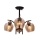 Pendellampe MERRA 3xE27/40W/230V sort/beige