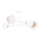 Pendellampe MINERVA 2xE27/15W + 2xE14/10W/230V hvid