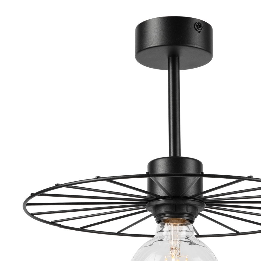 Pendellampe MONTANA 1xE27/15W/230V diameter 30 cm sort