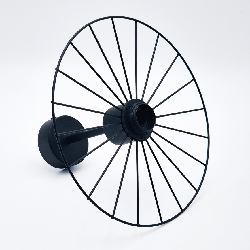 Pendellampe MONTANA 1xE27/15W/230V diameter 30 cm sort
