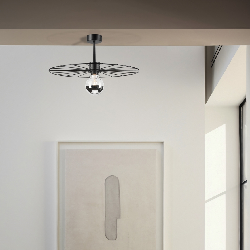 Pendellampe MONTANA 1xE27/15W/230V diameter 45 cm sort