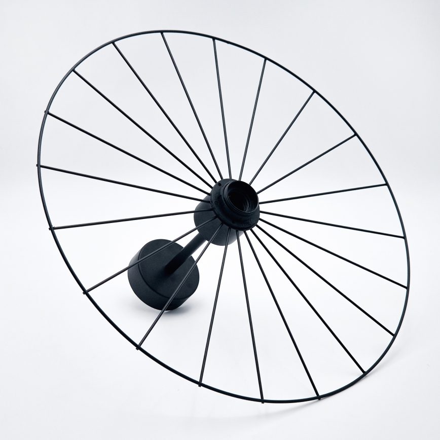 Pendellampe MONTANA 1xE27/15W/230V diameter 45 cm sort