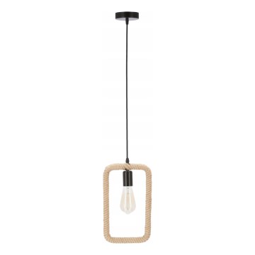 Pendellampe OSTOR 1xE27/40W/230V beige/sort