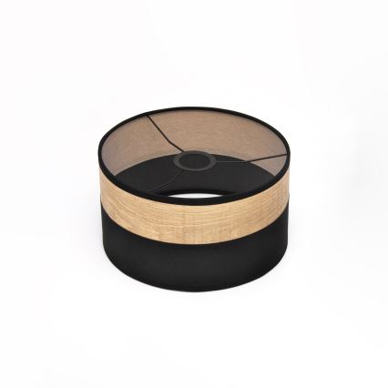 Pendellampe på kabel ALBA 1xE27/15W/230V ø 25 cm sort/brun