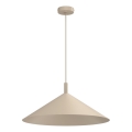Pendellampe på kabel ANEGA 1xGX53/15W/230V Ø 50 cm beige