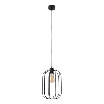 Pendellampe på kabel DESTELLO 1xE27/15W/230V Ø 21 cm sort