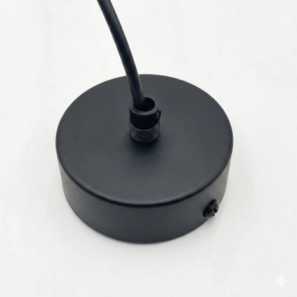 Pendellampe på kabel DESTELLO 1xE27/15W/230V Ø 21 cm sort
