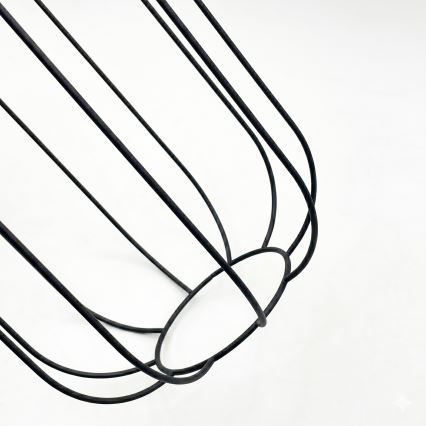 Pendellampe på kabel DESTELLO 1xE27/15W/230V Ø 21 cm sort