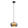 Pendellampe på kabel INSIEME 1xGX53/10W/230V Ø 35 cm røget sort