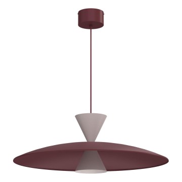 Pendellampe på kabel MISTIC 1xGX53/15W/230V burgunder