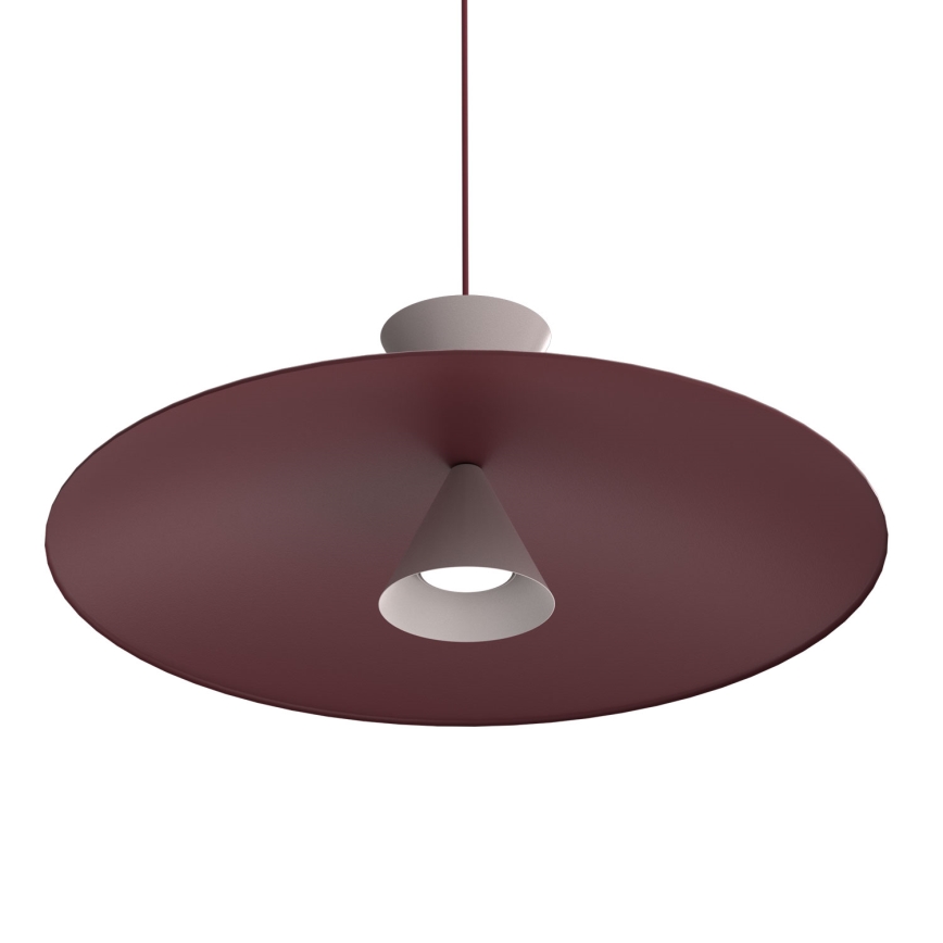 Pendellampe på kabel MISTIC 1xGX53/15W/230V burgunder